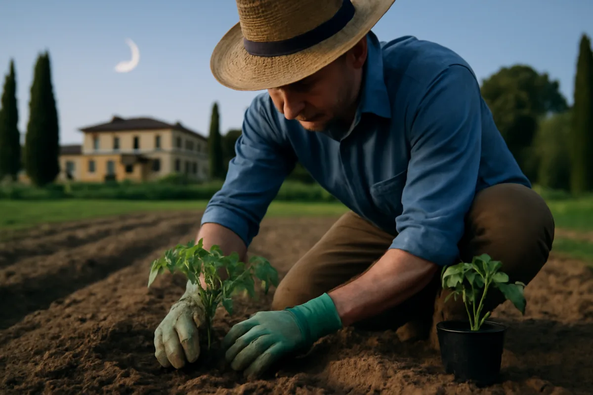 Periodo migliore per piantare pomodori in campo aperto con luna crescente: il trucco che facilita la crescita