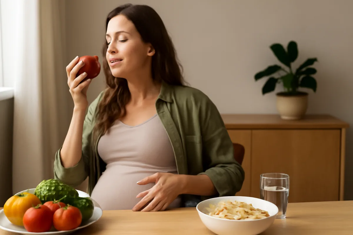 Come cambia il rapporto con il cibo durante la gestazione? I consigli per vivere serenamente il corpo che cambia