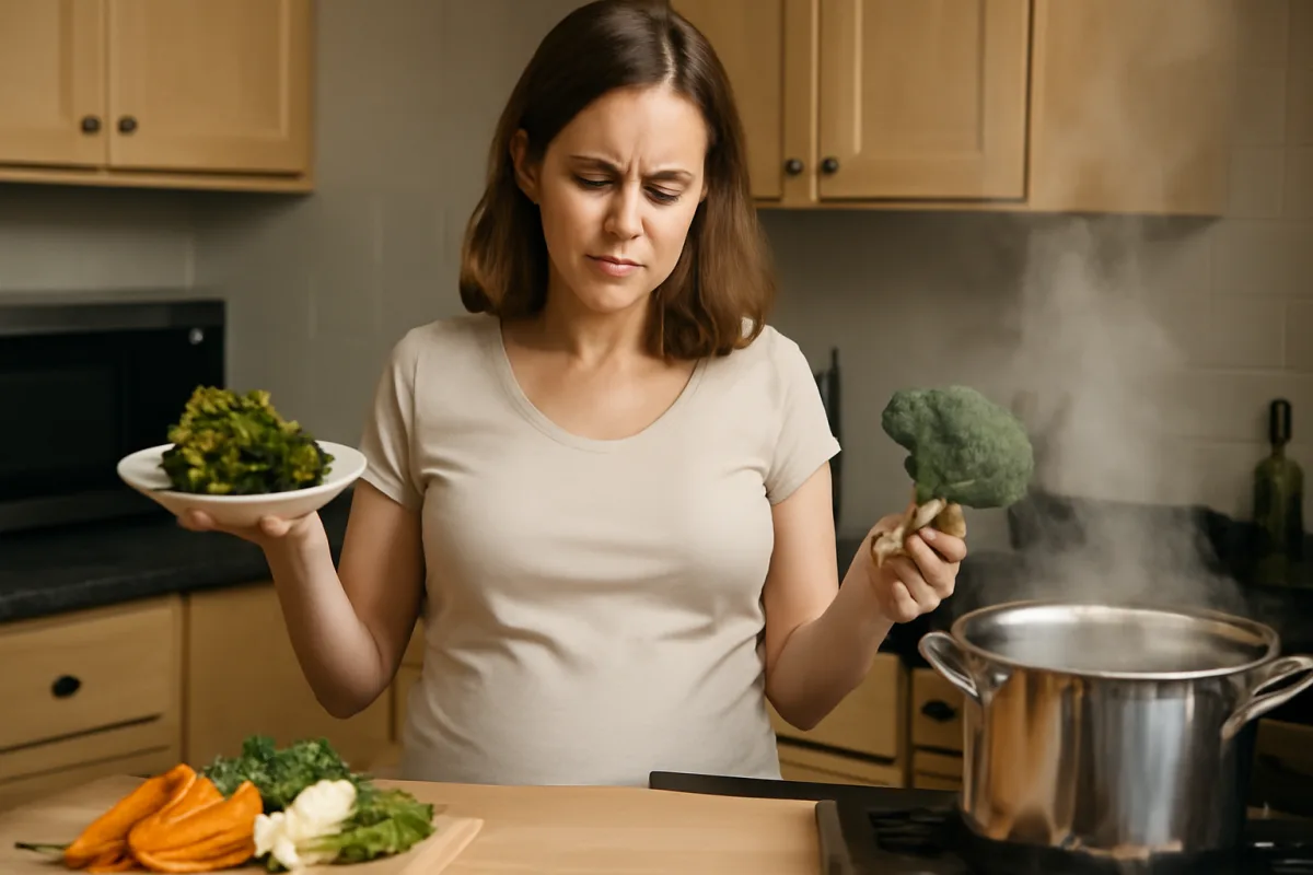Gli errori comuni nella cottura delle verdure per gestanti: come conservare vitamine e sicurezza alimentare